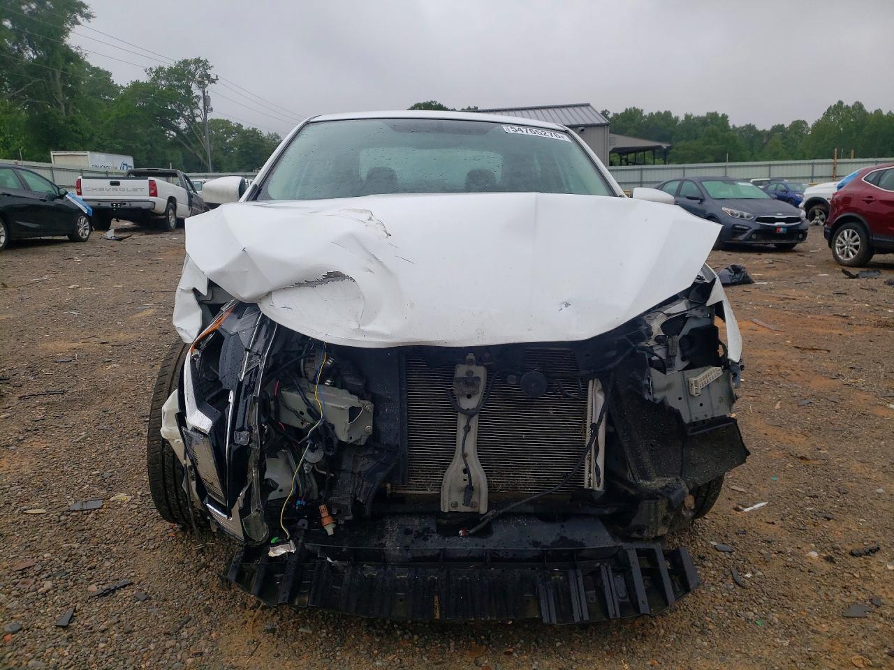 2019 Nissan Sentra Sv Белый vin: 3N1AB7AP9KY215987