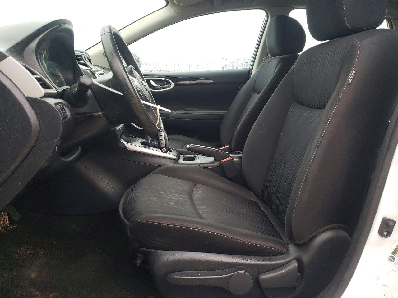 2019 Nissan Sentra Sv Белый vin: 3N1AB7AP9KY215987