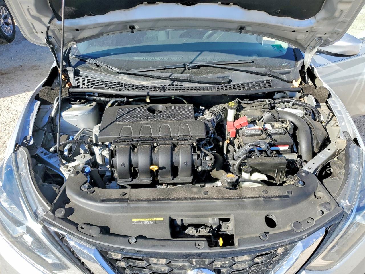 2019 Nissan Sentra Sv Серебряный vin: 3N1AB7AP9KY223801