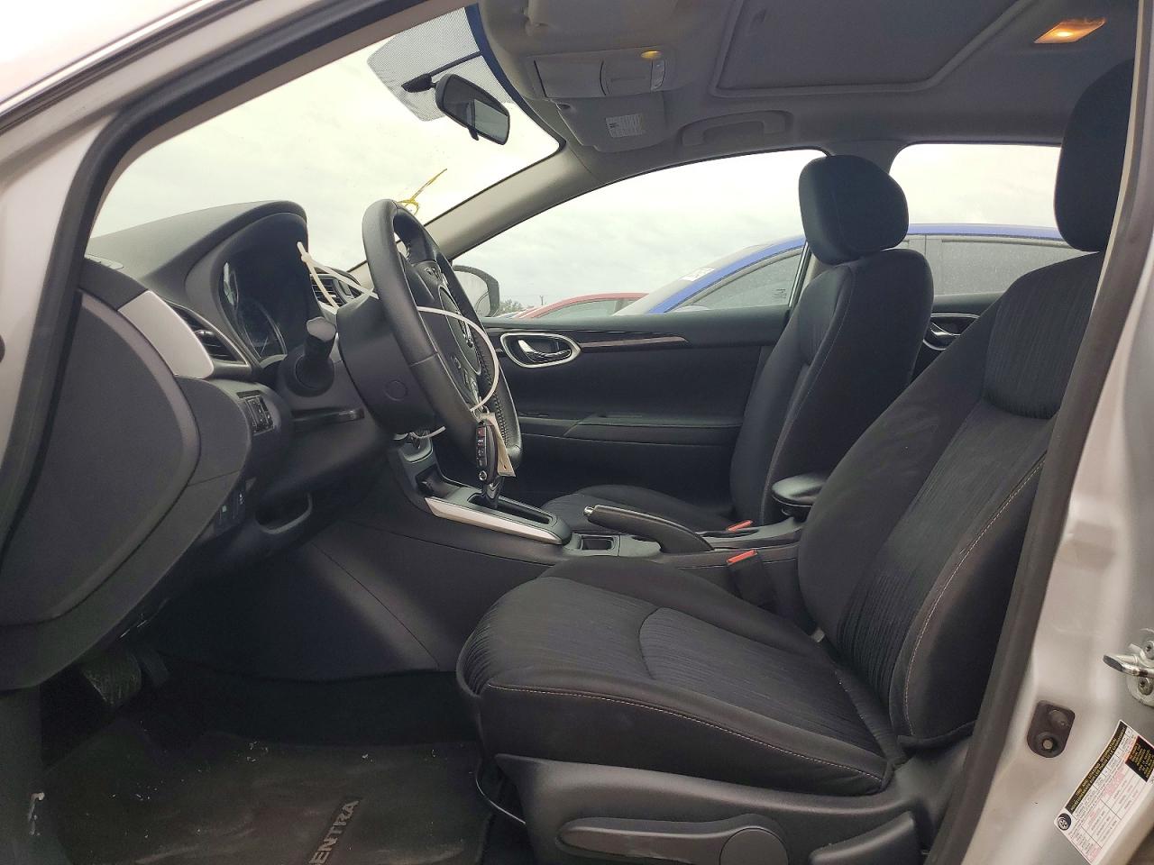 2019 Nissan Sentra Sv Серебряный vin: 3N1AB7AP9KY223801