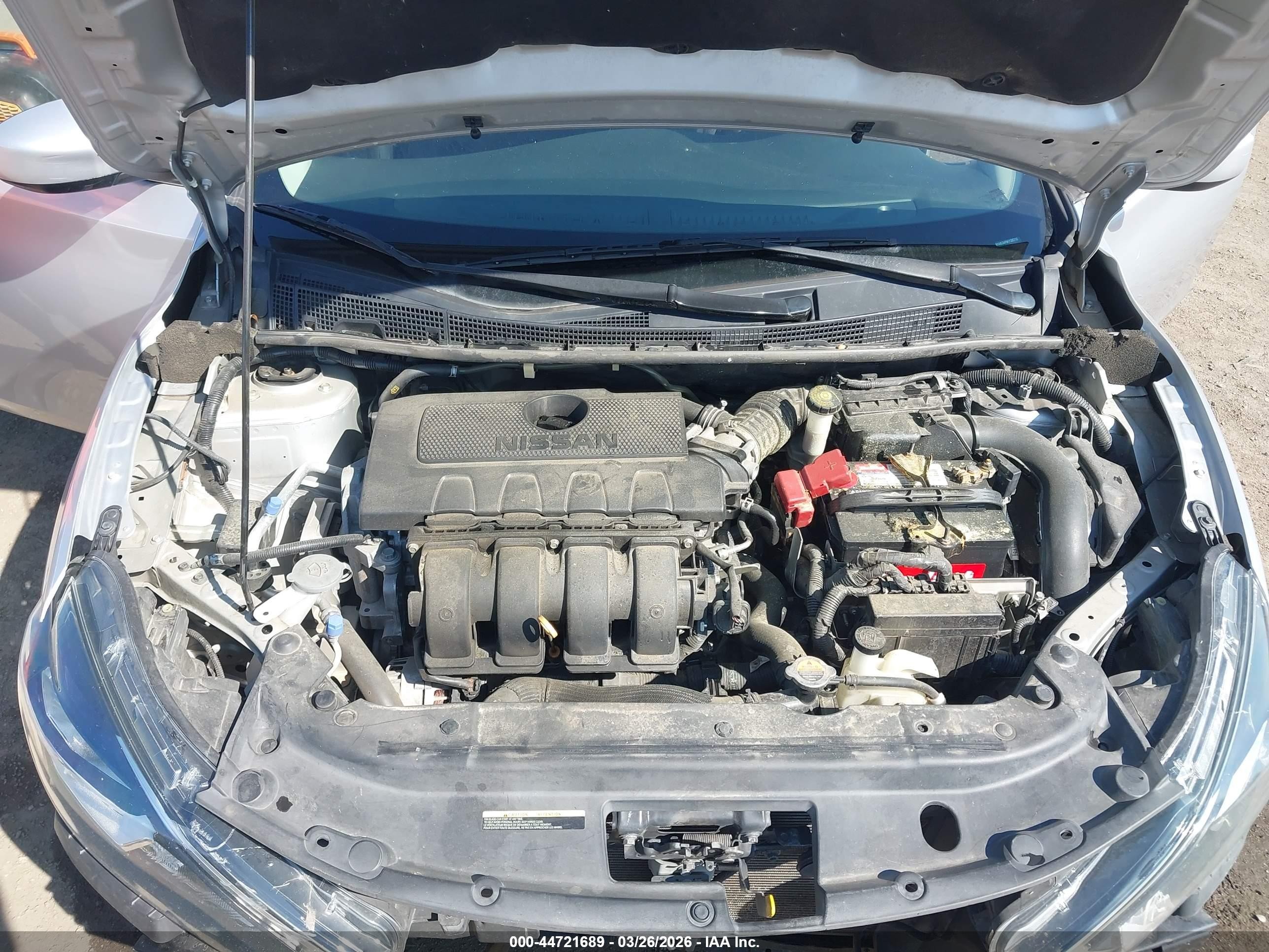 2019 Nissan Sentra S Серебряный vin: 3N1AB7AP9KY285716