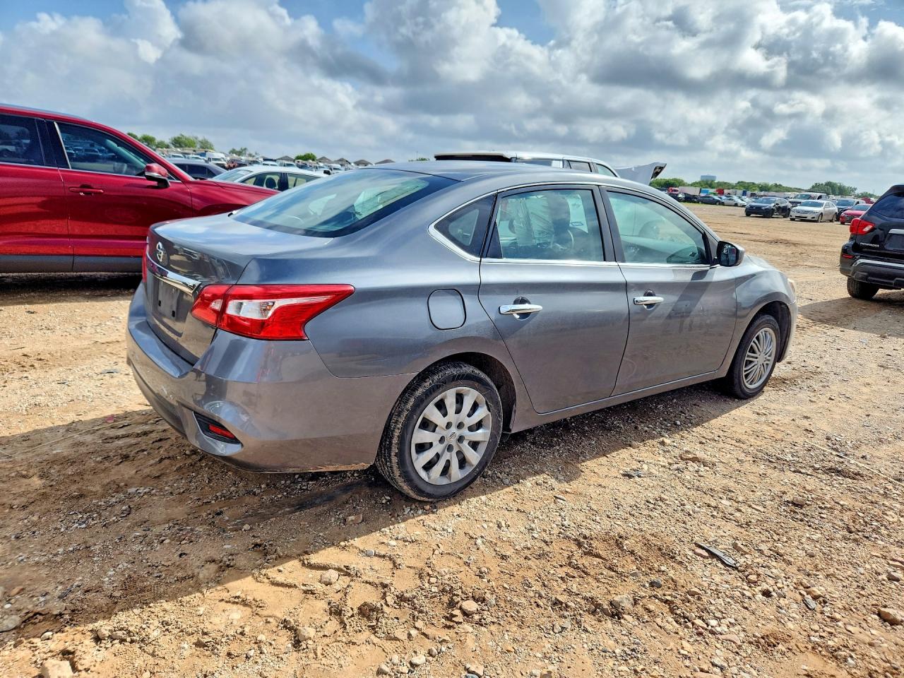 2019 Nissan Sentra S Gray vin: 3N1AB7AP9KY300604