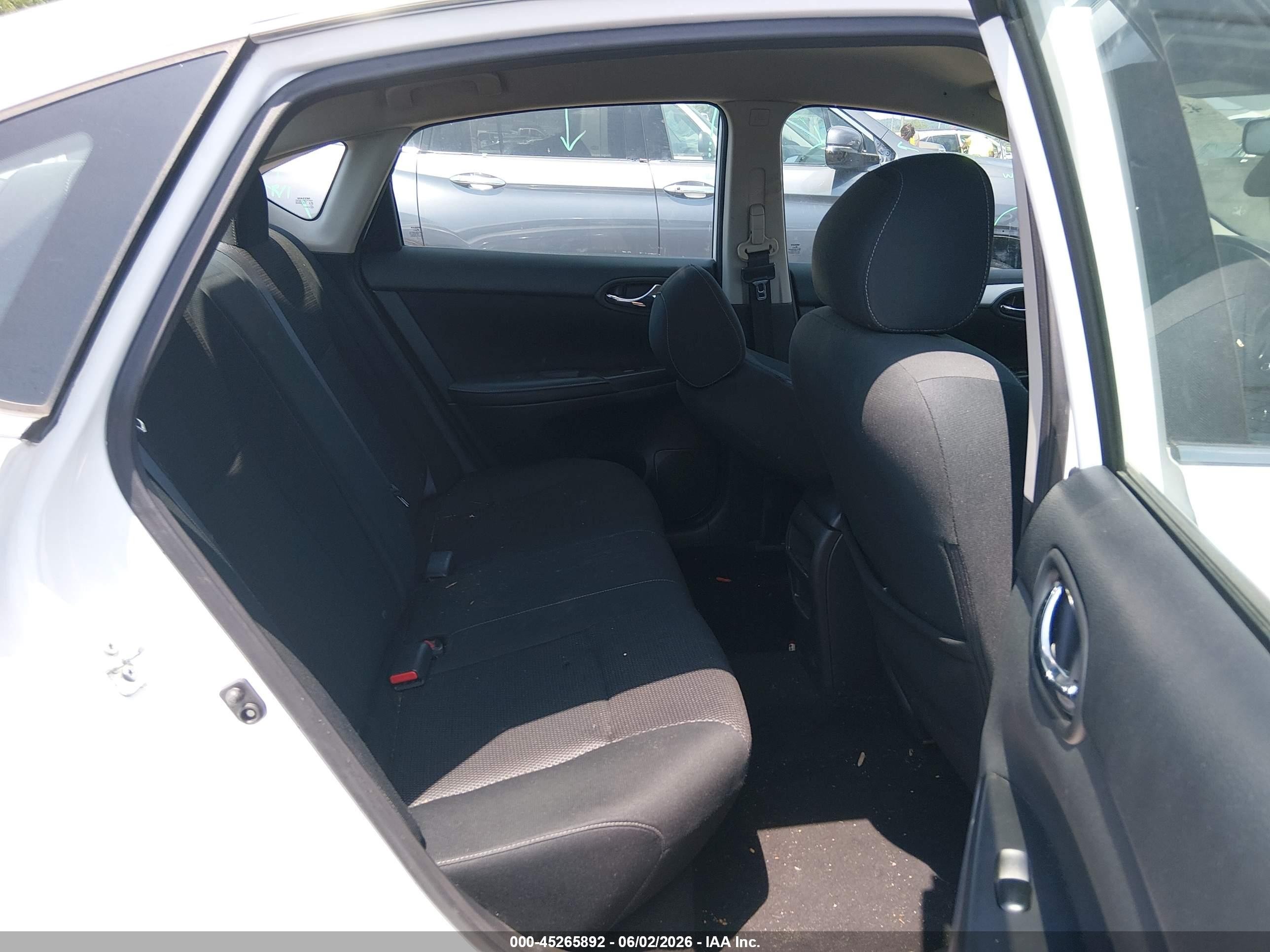 2019 Nissan Sentra S White vin: 3N1AB7AP9KY309657