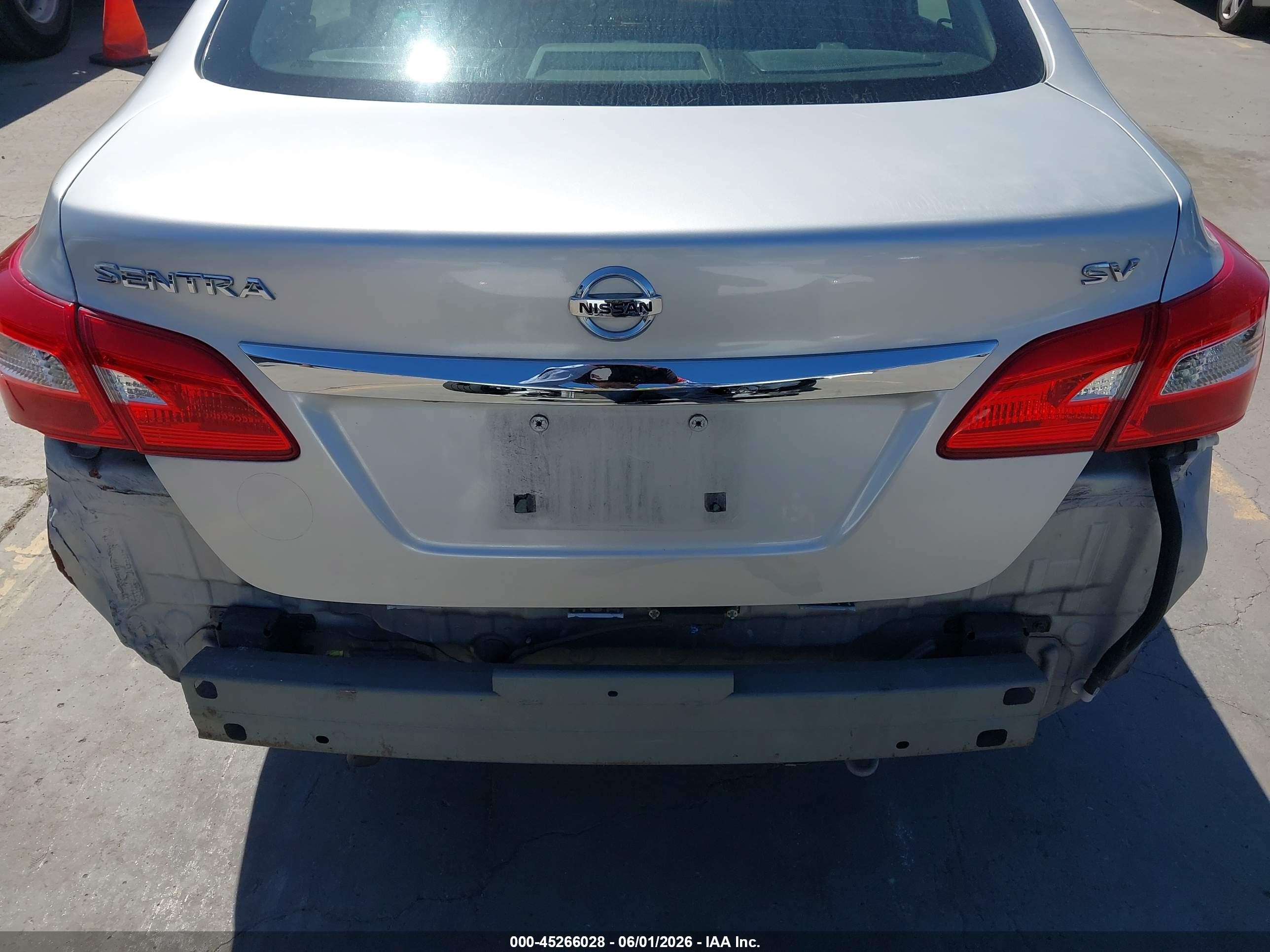 2019 Nissan Sentra Sv Silver vin: 3N1AB7AP9KY315068