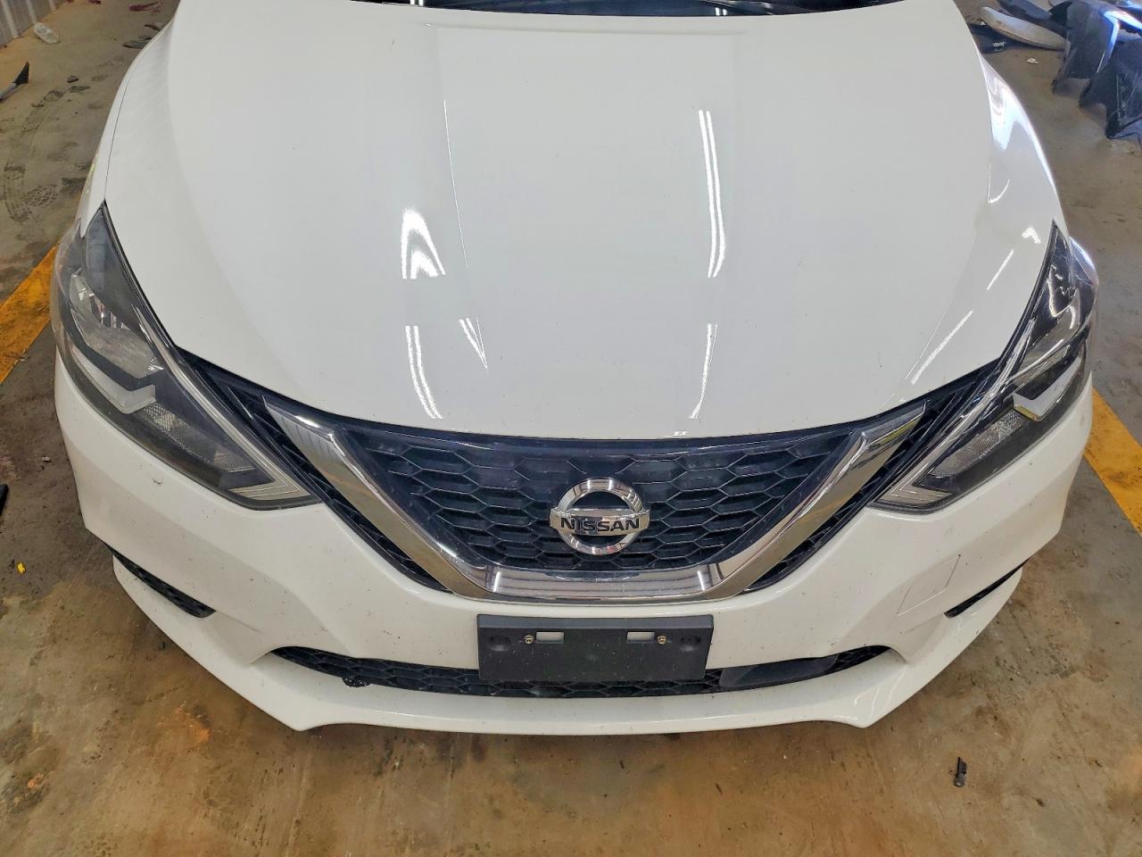 2019 Nissan Sentra Sv White vin: 3N1AB7AP9KY319072