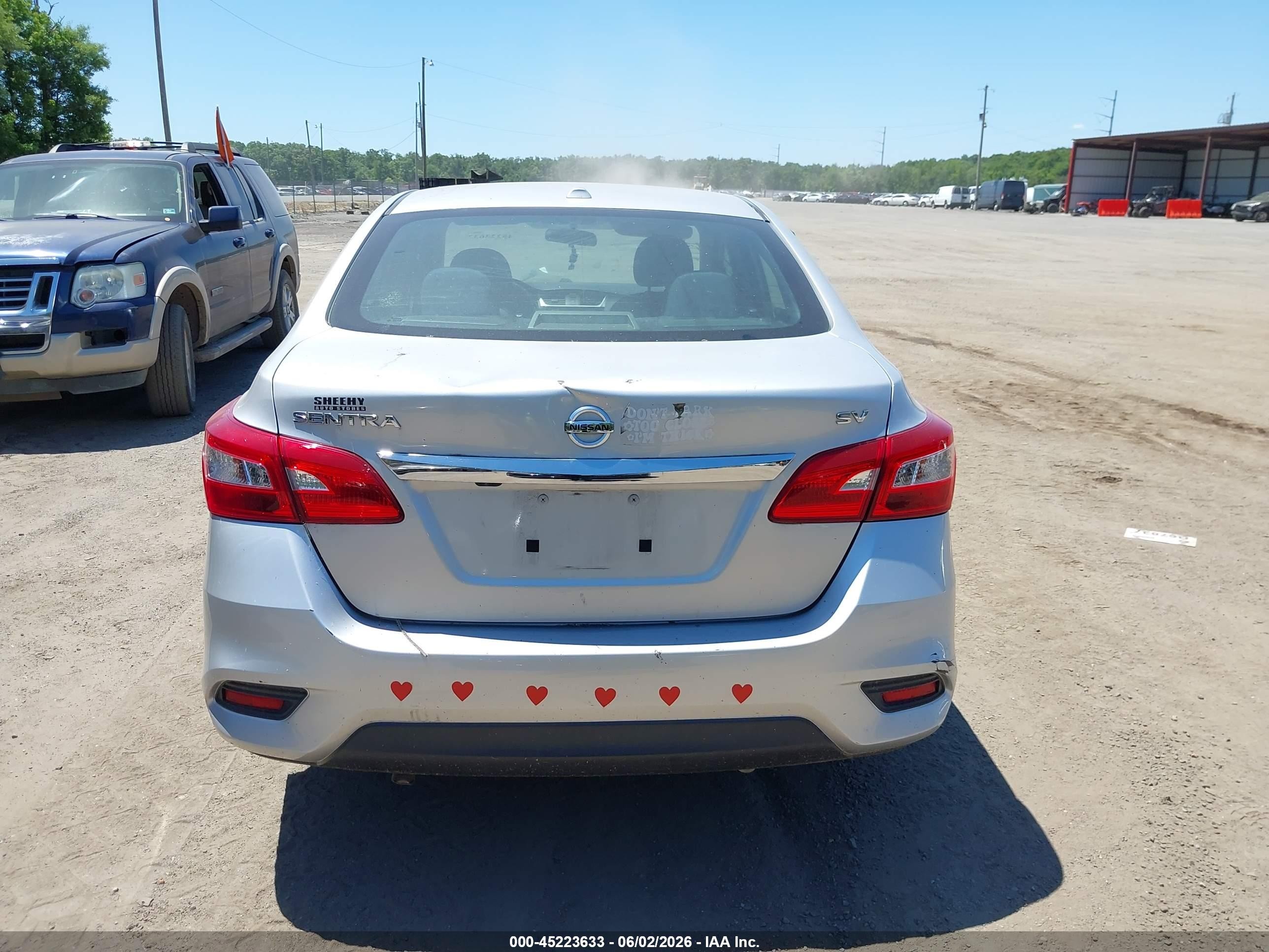 2019 Nissan Sentra Sv Silver vin: 3N1AB7AP9KY324031