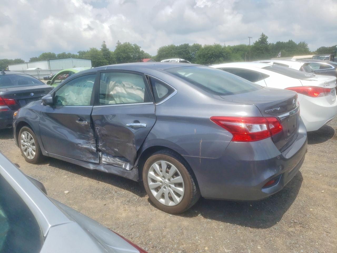 2019 Nissan Sentra S Silver vin: 3N1AB7AP9KY350967