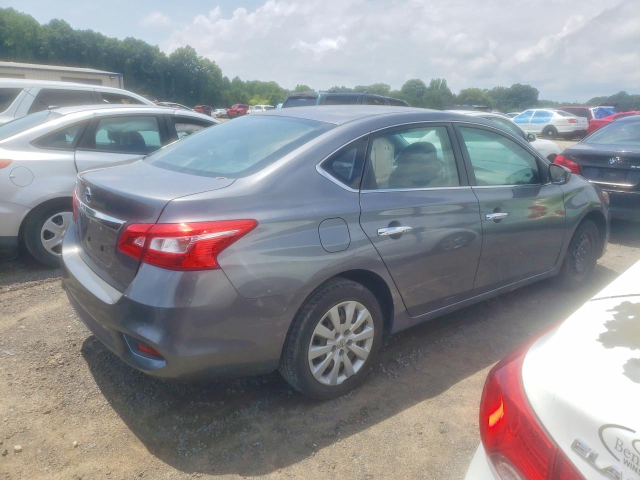 2019 Nissan Sentra S Silver vin: 3N1AB7AP9KY350967