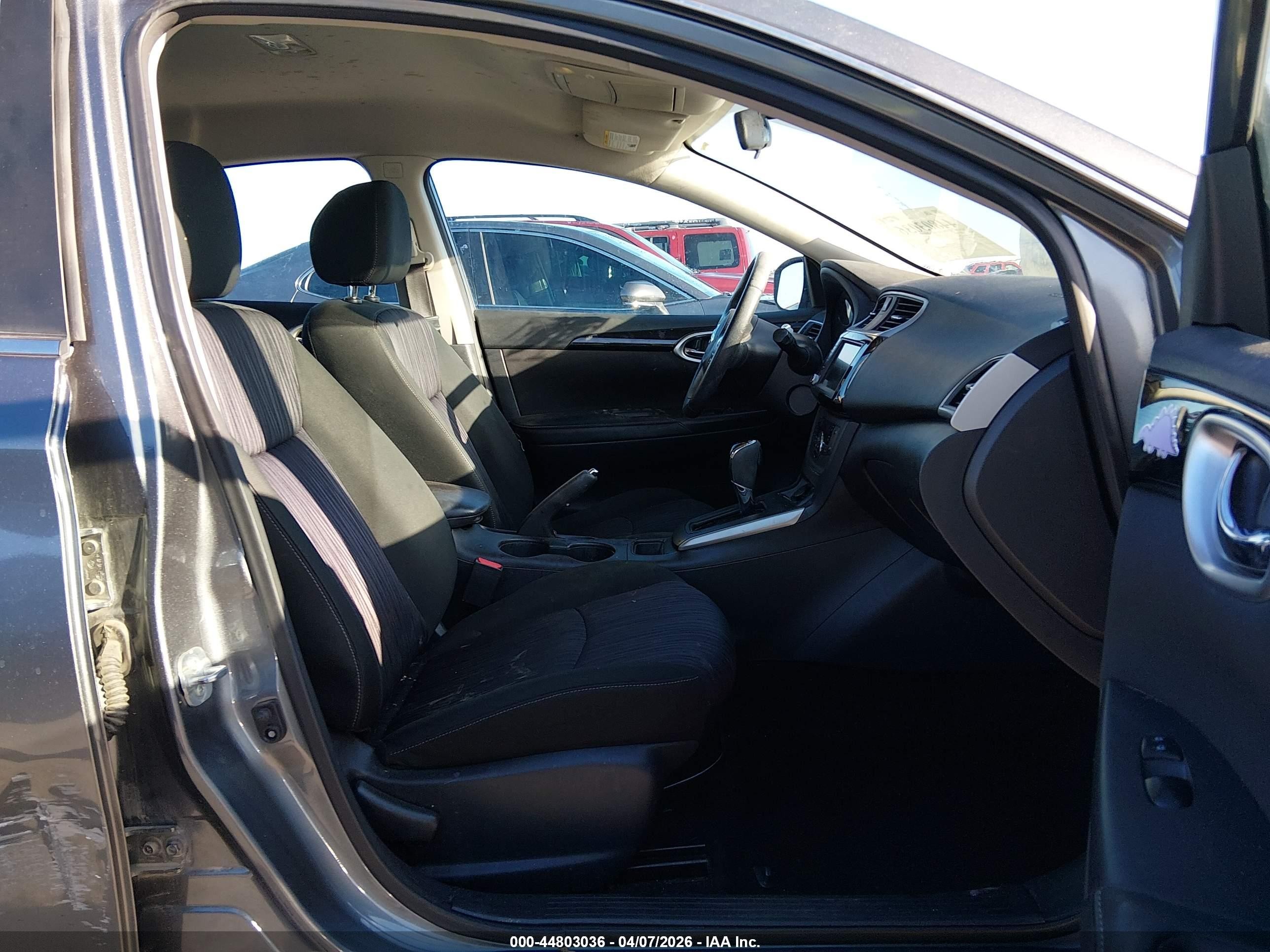 2019 Nissan Sentra Sv Серый vin: 3N1AB7AP9KY370653