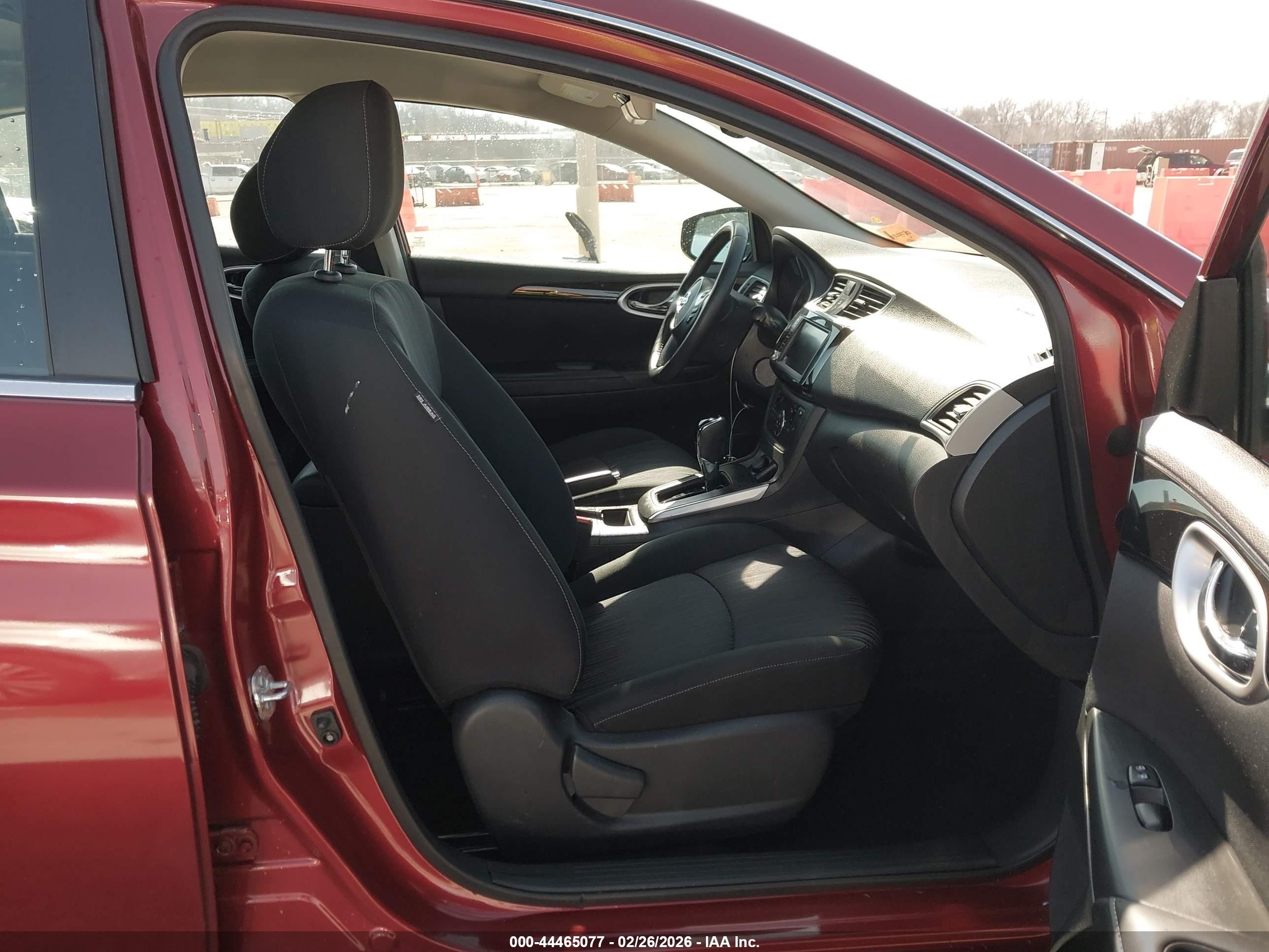 2019 Nissan Sentra Sv Red vin: 3N1AB7AP9KY399019