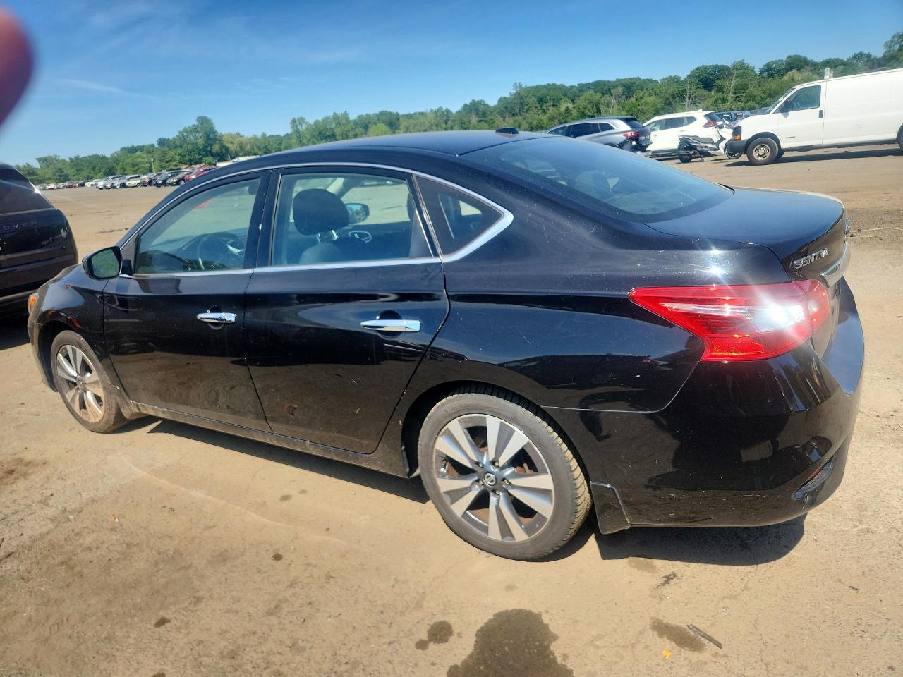 2019 Nissan Sentra Sv Черный vin: 3N1AB7AP9KY409290
