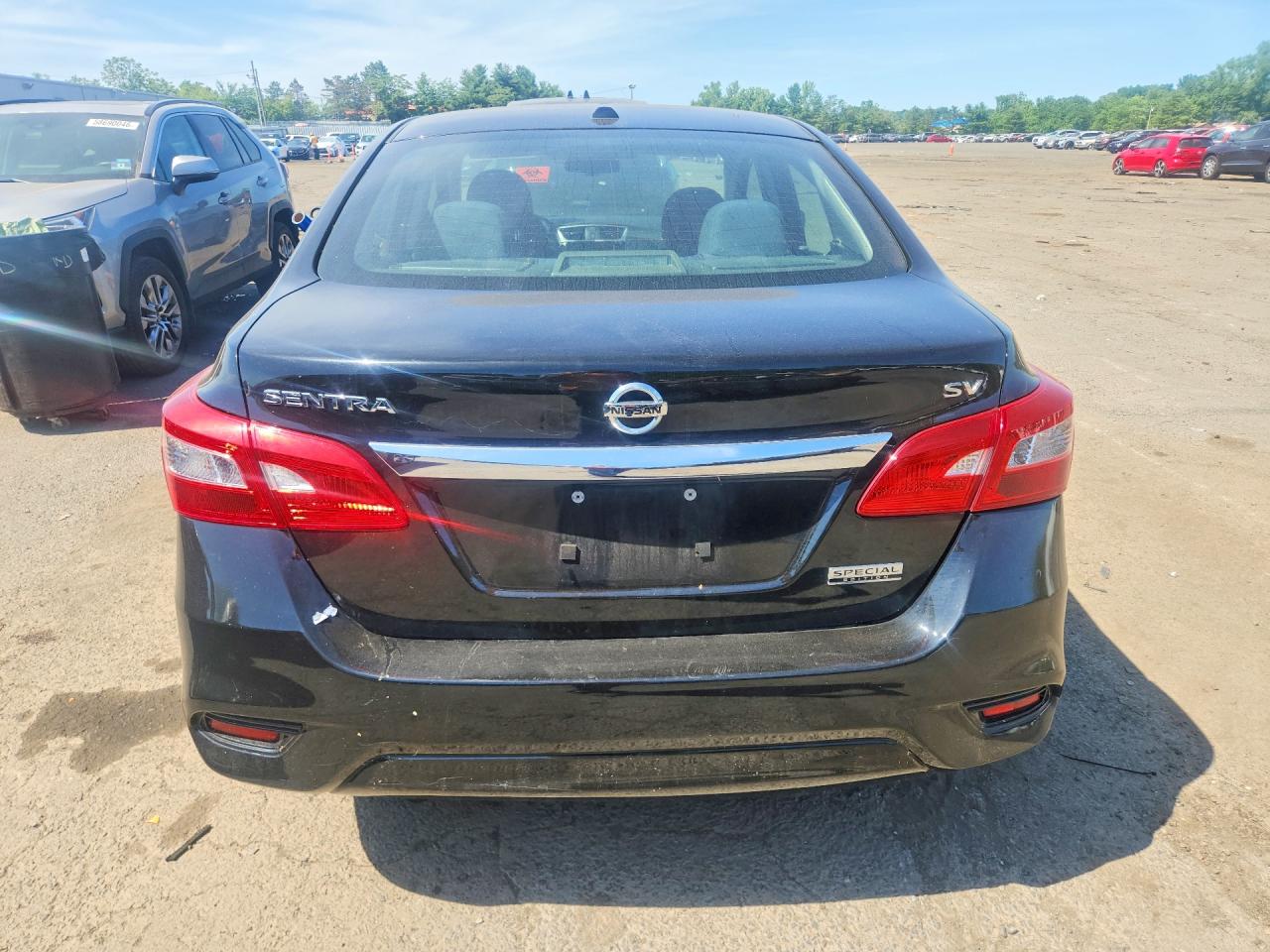 2019 Nissan Sentra Sv Черный vin: 3N1AB7AP9KY409290