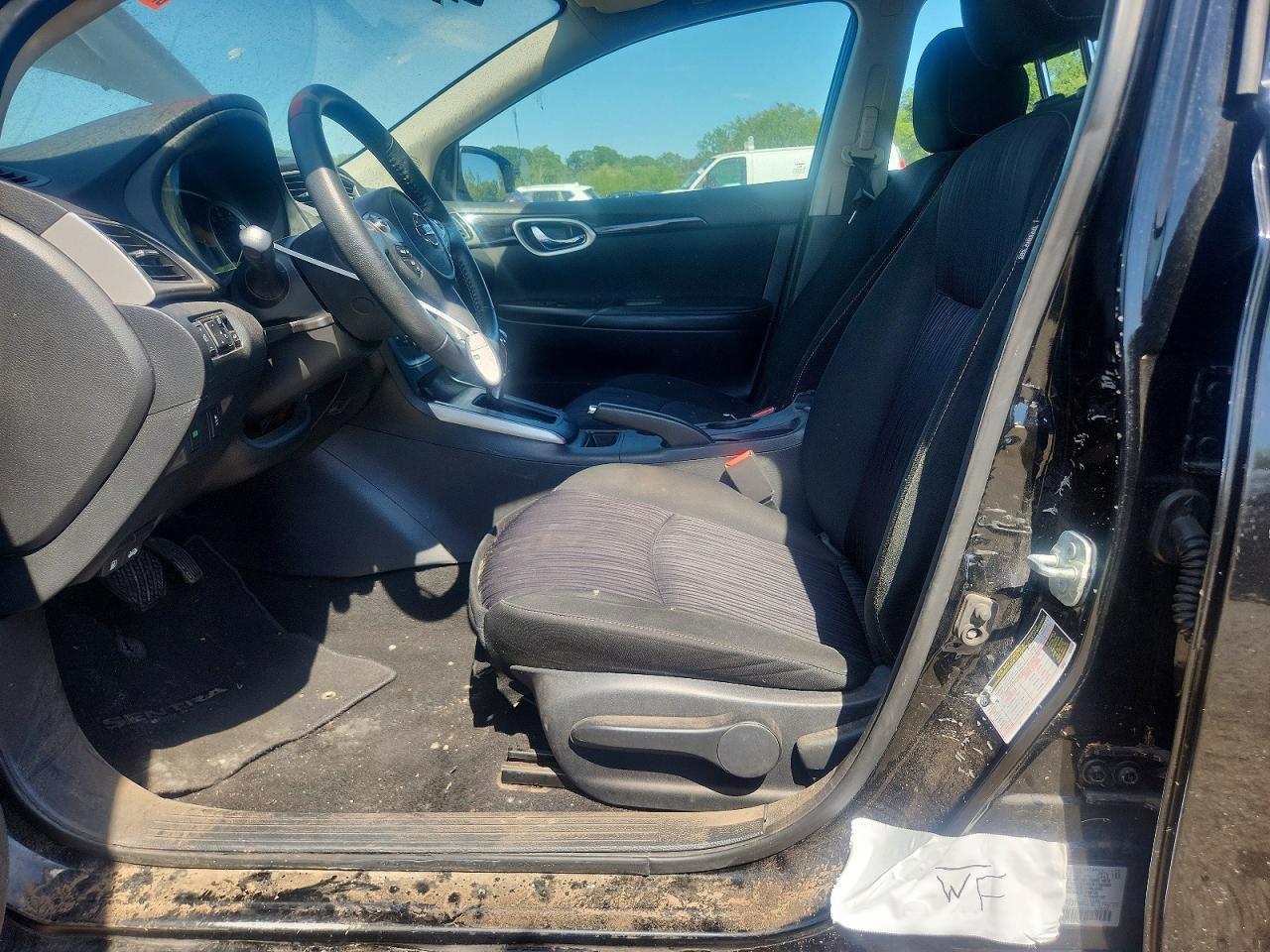 2019 Nissan Sentra Sv Черный vin: 3N1AB7AP9KY409290