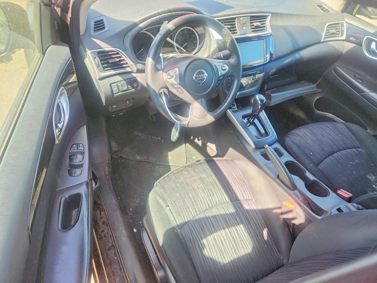 2019 Nissan Sentra Sv Черный vin: 3N1AB7AP9KY409290
