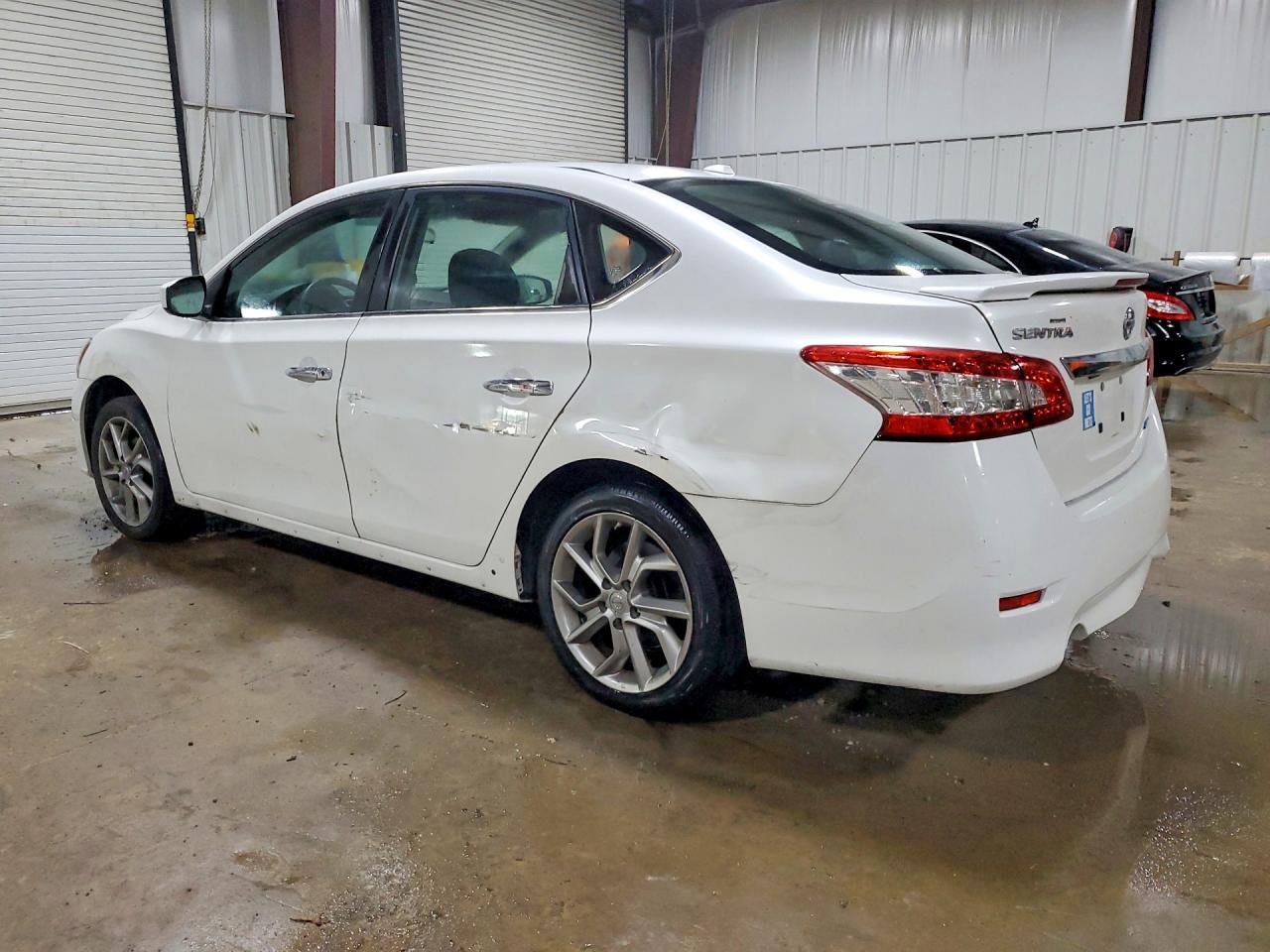 2013 Nissan Sentra S White vin: 3N1AB7APXDL607831