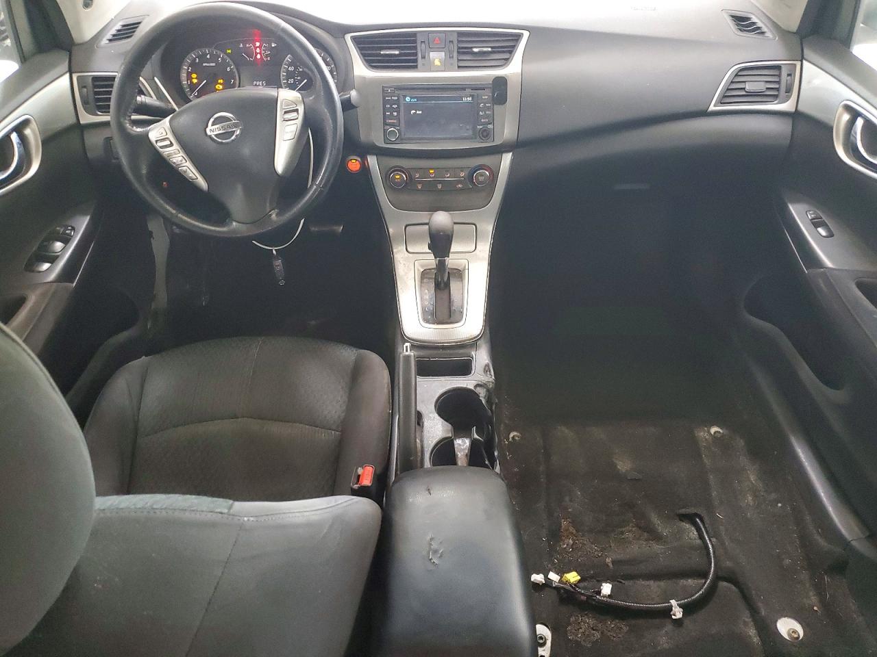 2013 Nissan Sentra S White vin: 3N1AB7APXDL607831