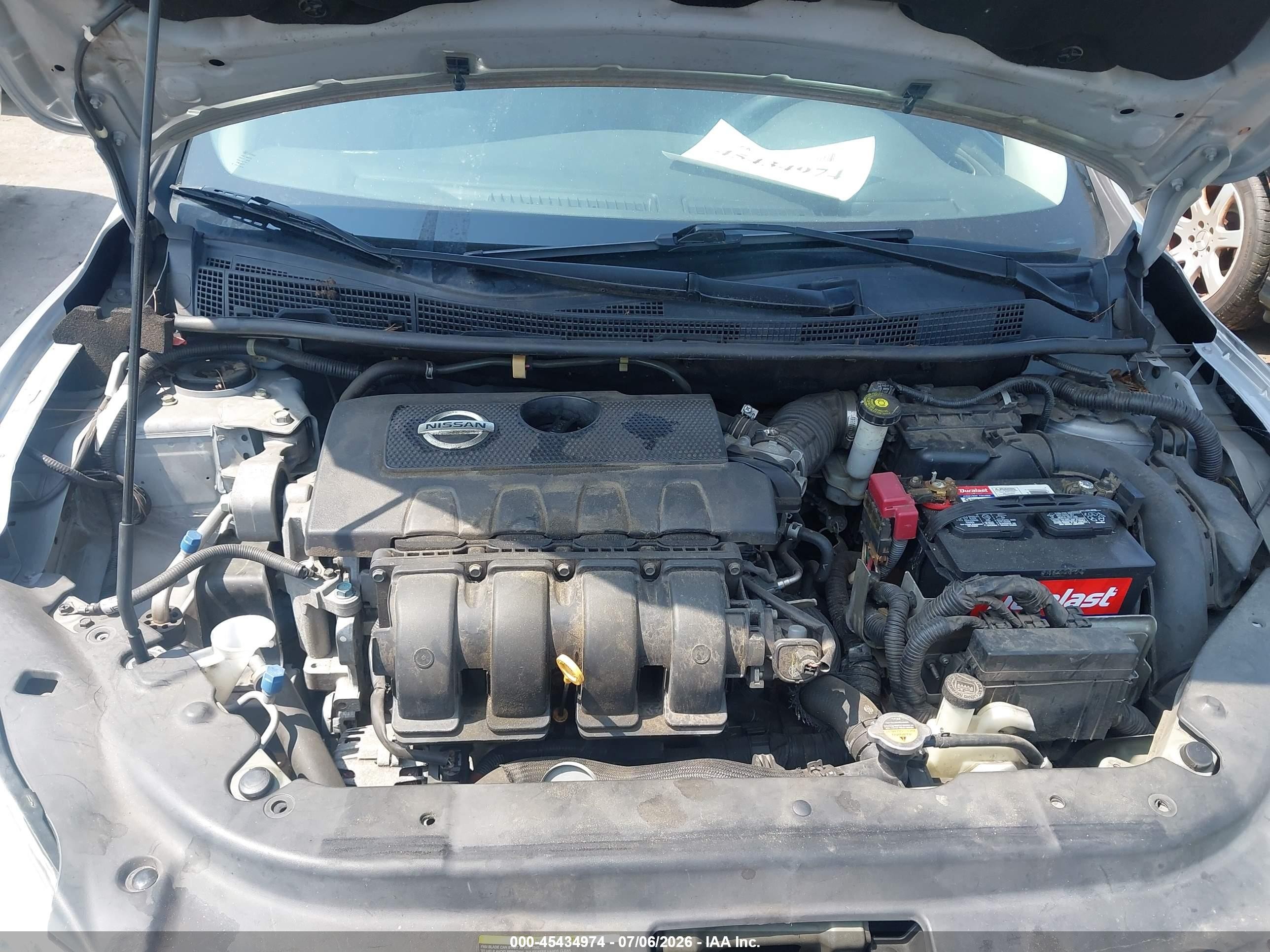 2013 Nissan Sentra Sv Silver vin: 3N1AB7APXDL608123