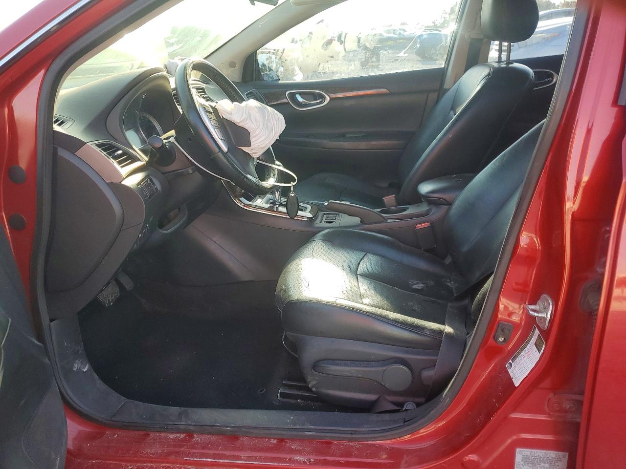2013 Nissan Sentra S Burgundy vin: 3N1AB7APXDL612088