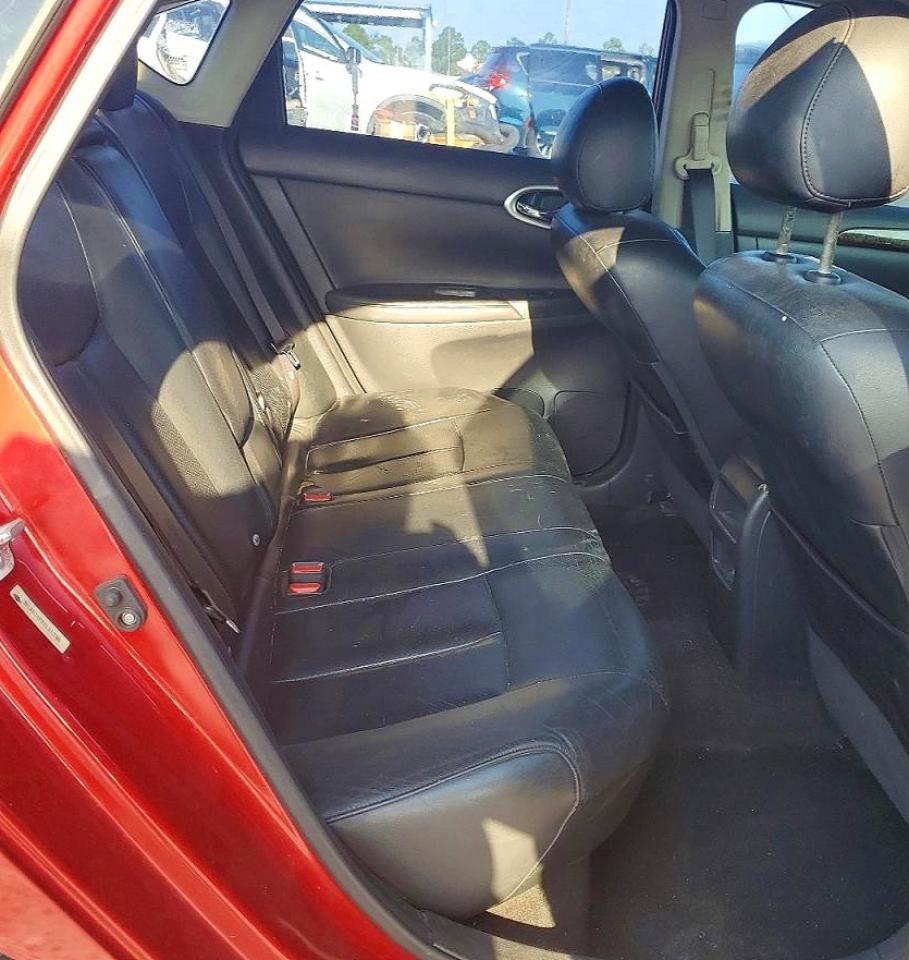 2013 Nissan Sentra S Burgundy vin: 3N1AB7APXDL612088