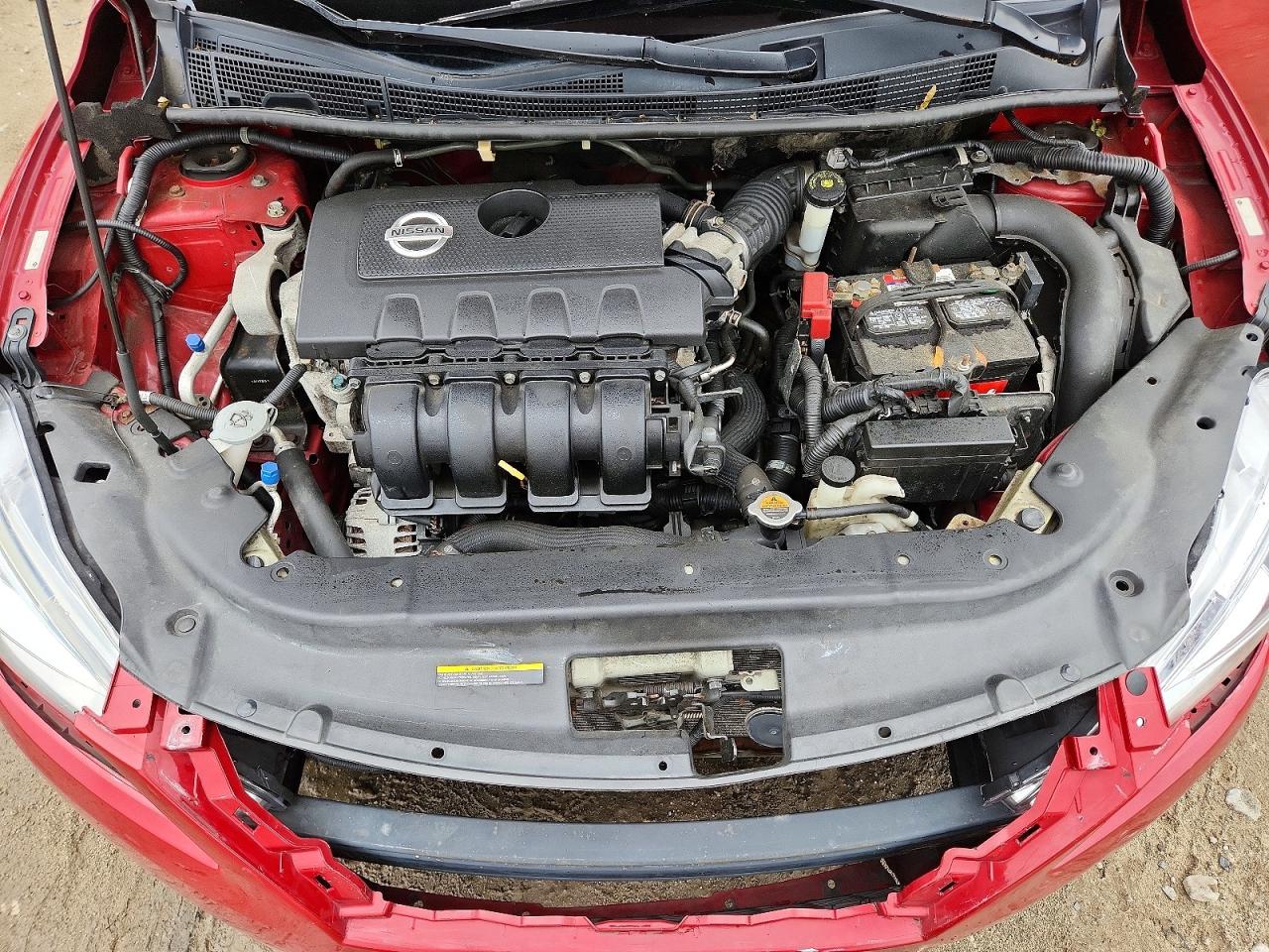 2013 Nissan Sentra S Red vin: 3N1AB7APXDL615380