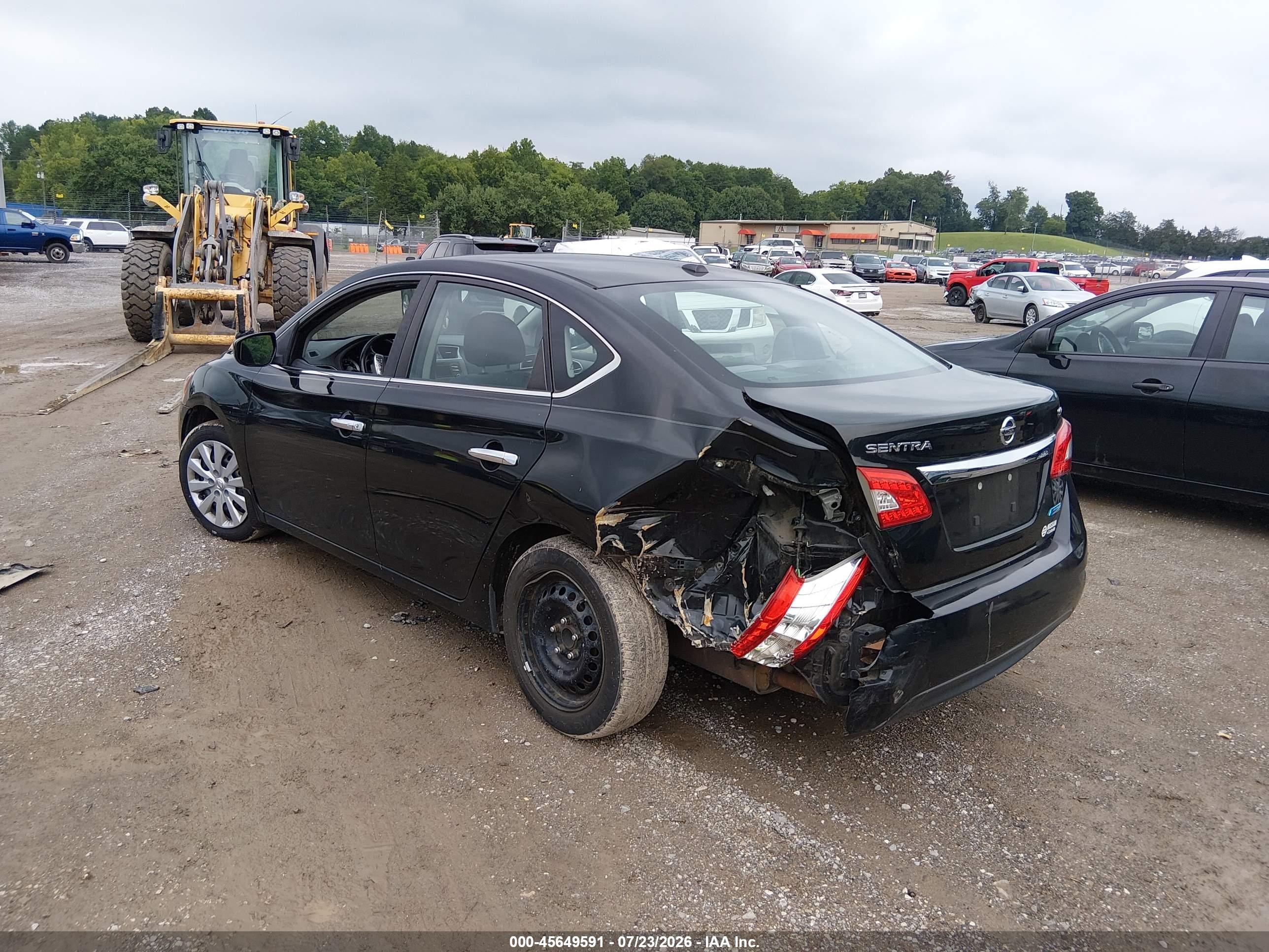 2013 Nissan Sentra Sv Black vin: 3N1AB7APXDL616738