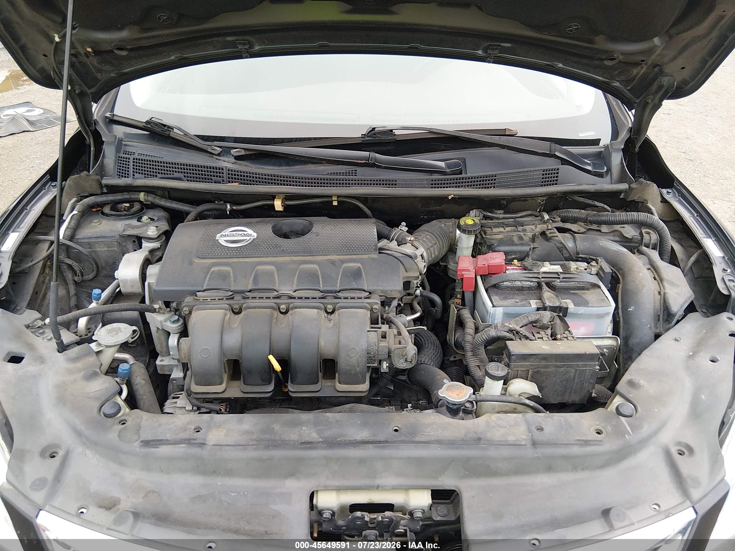 2013 Nissan Sentra Sv Black vin: 3N1AB7APXDL616738