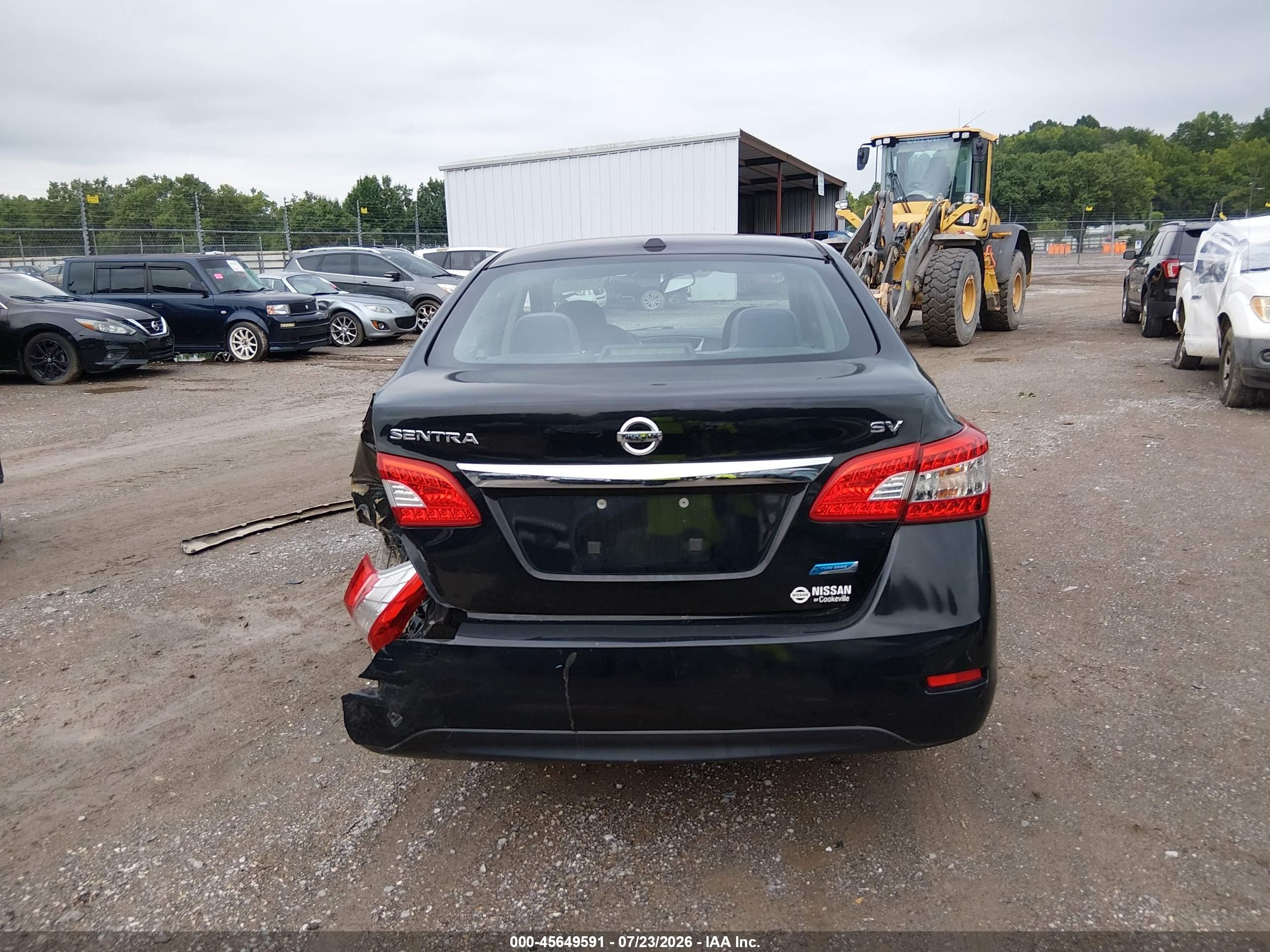 2013 Nissan Sentra Sv Black vin: 3N1AB7APXDL616738