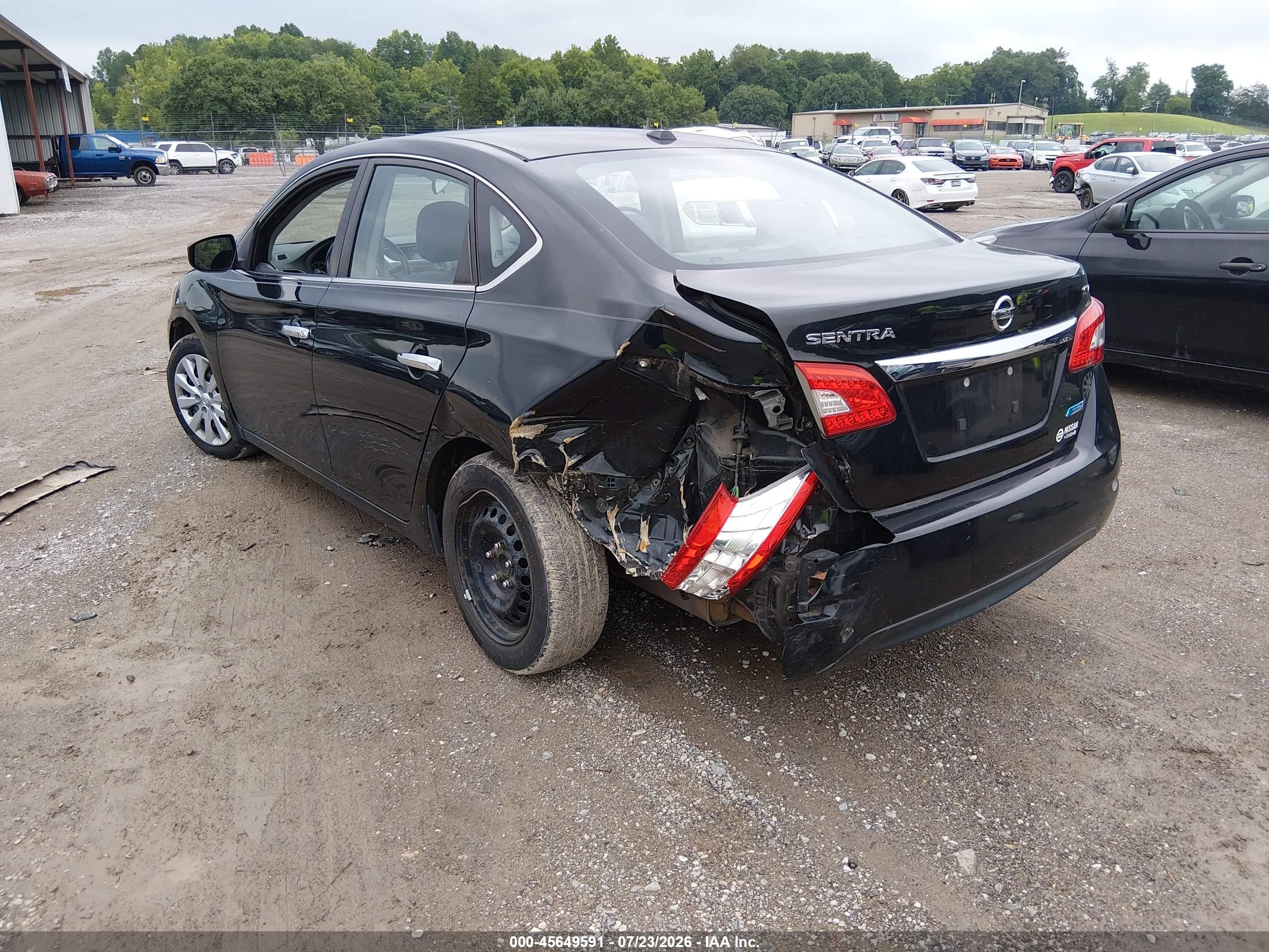 2013 Nissan Sentra Sv Black vin: 3N1AB7APXDL616738