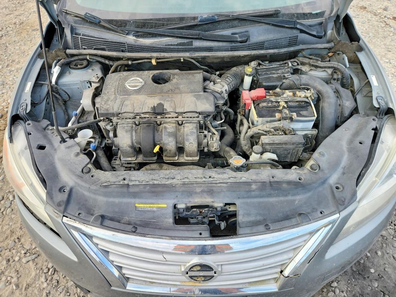 2013 Nissan Sentra S Silver vin: 3N1AB7APXDL643857