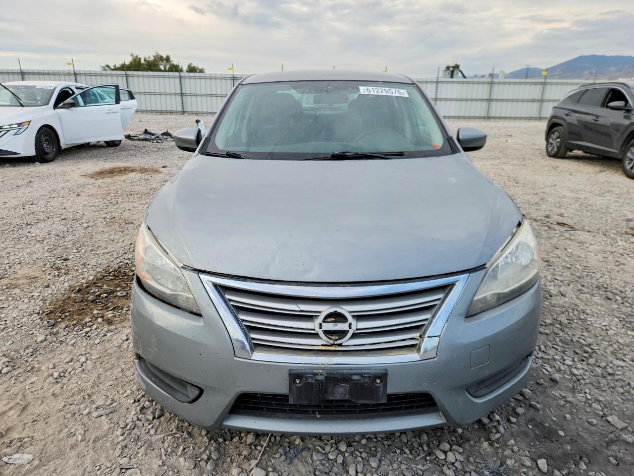 2013 Nissan Sentra S Silver vin: 3N1AB7APXDL643857