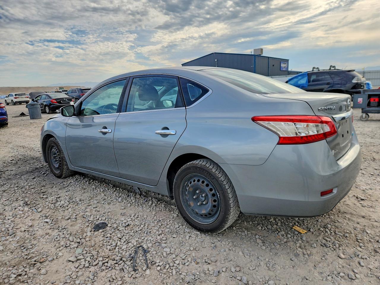 2013 Nissan Sentra S Silver vin: 3N1AB7APXDL643857