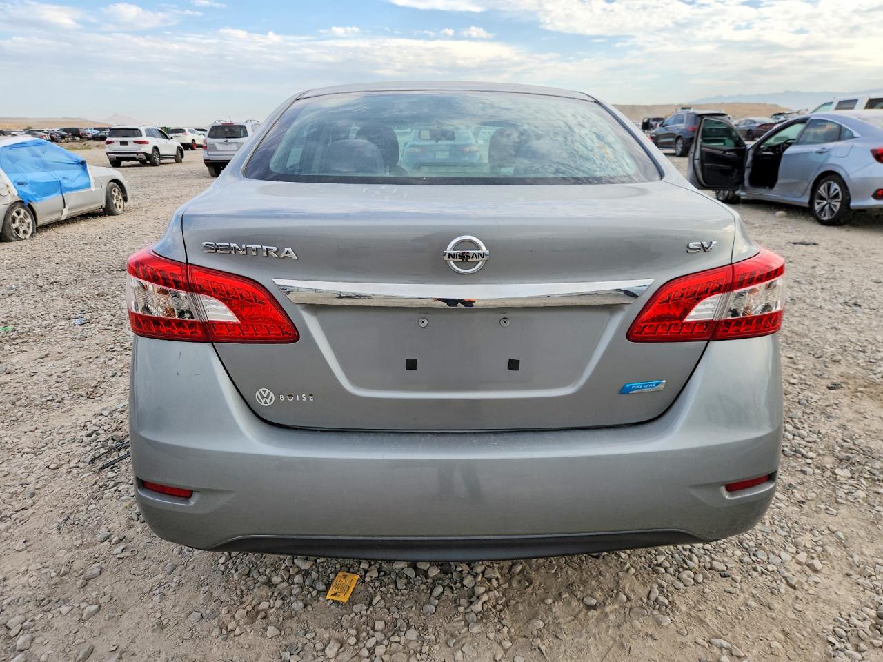 2013 Nissan Sentra S Silver vin: 3N1AB7APXDL643857