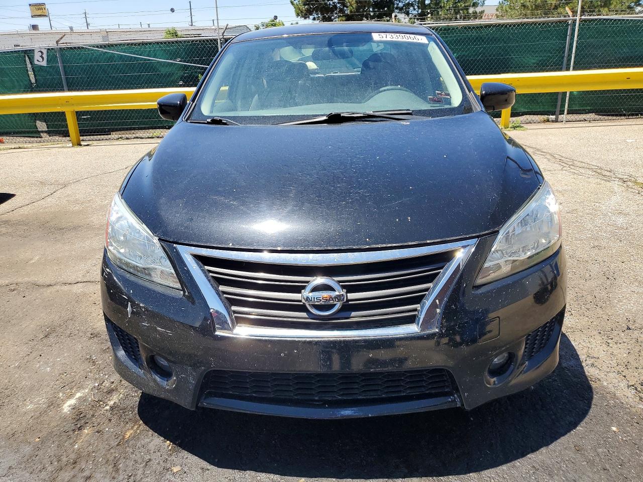 2013 Nissan Sentra S Black vin: 3N1AB7APXDL648539