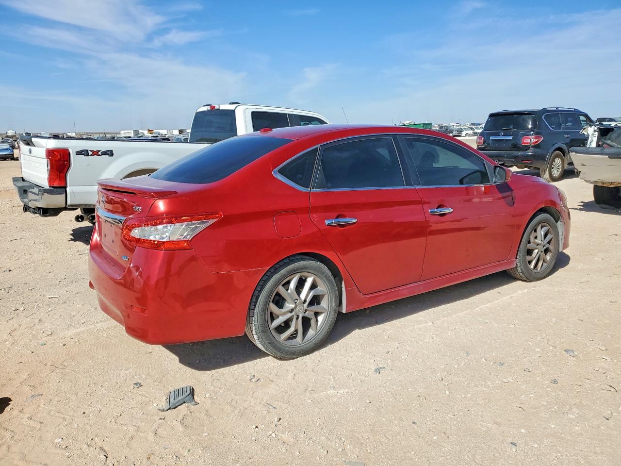 2013 Nissan Sentra S Red vin: 3N1AB7APXDL652705