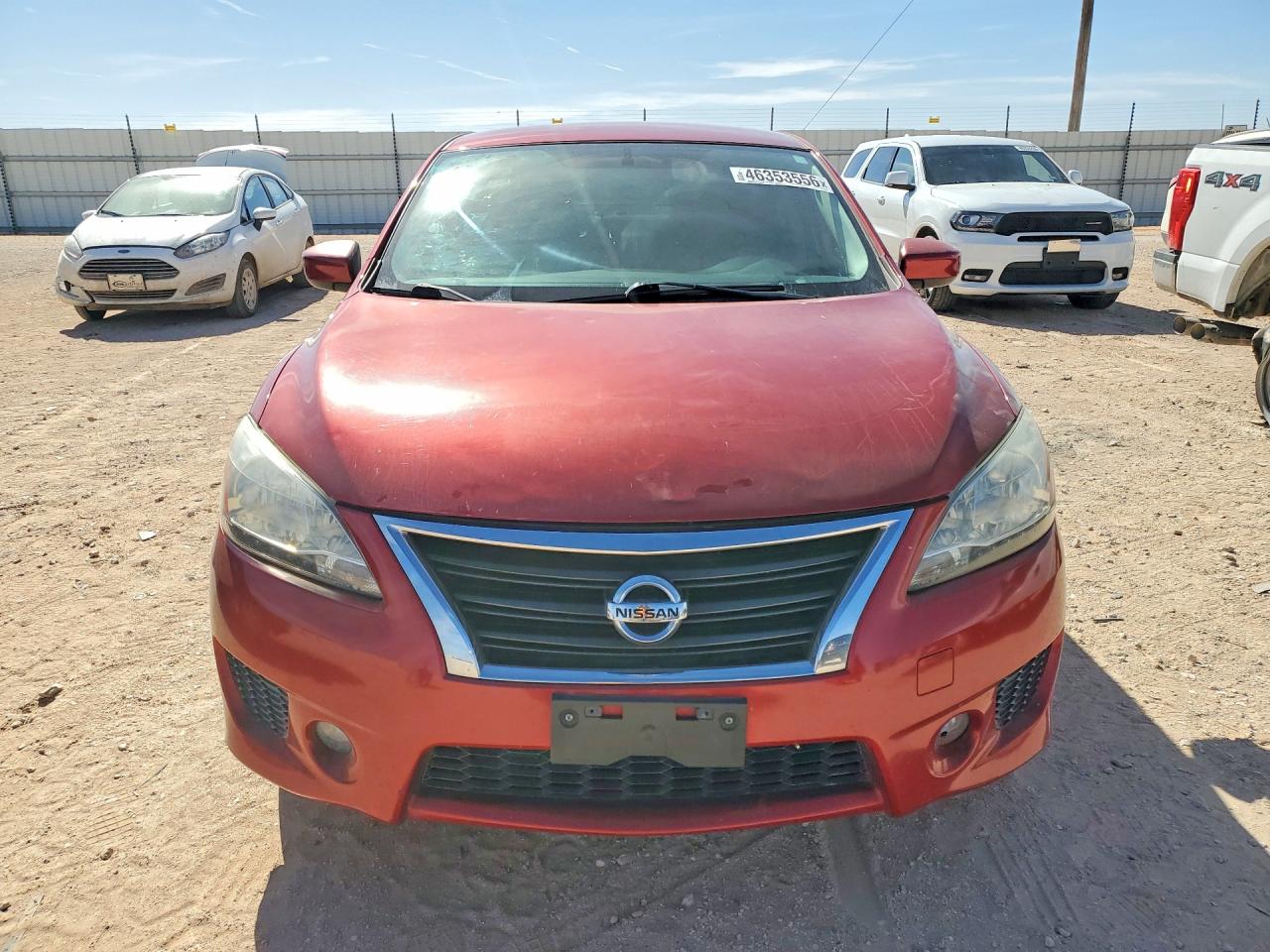 2013 Nissan Sentra S Red vin: 3N1AB7APXDL652705