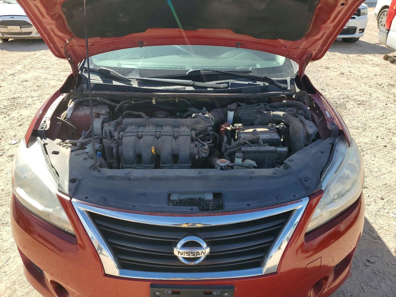 2013 Nissan Sentra S Red vin: 3N1AB7APXDL652705