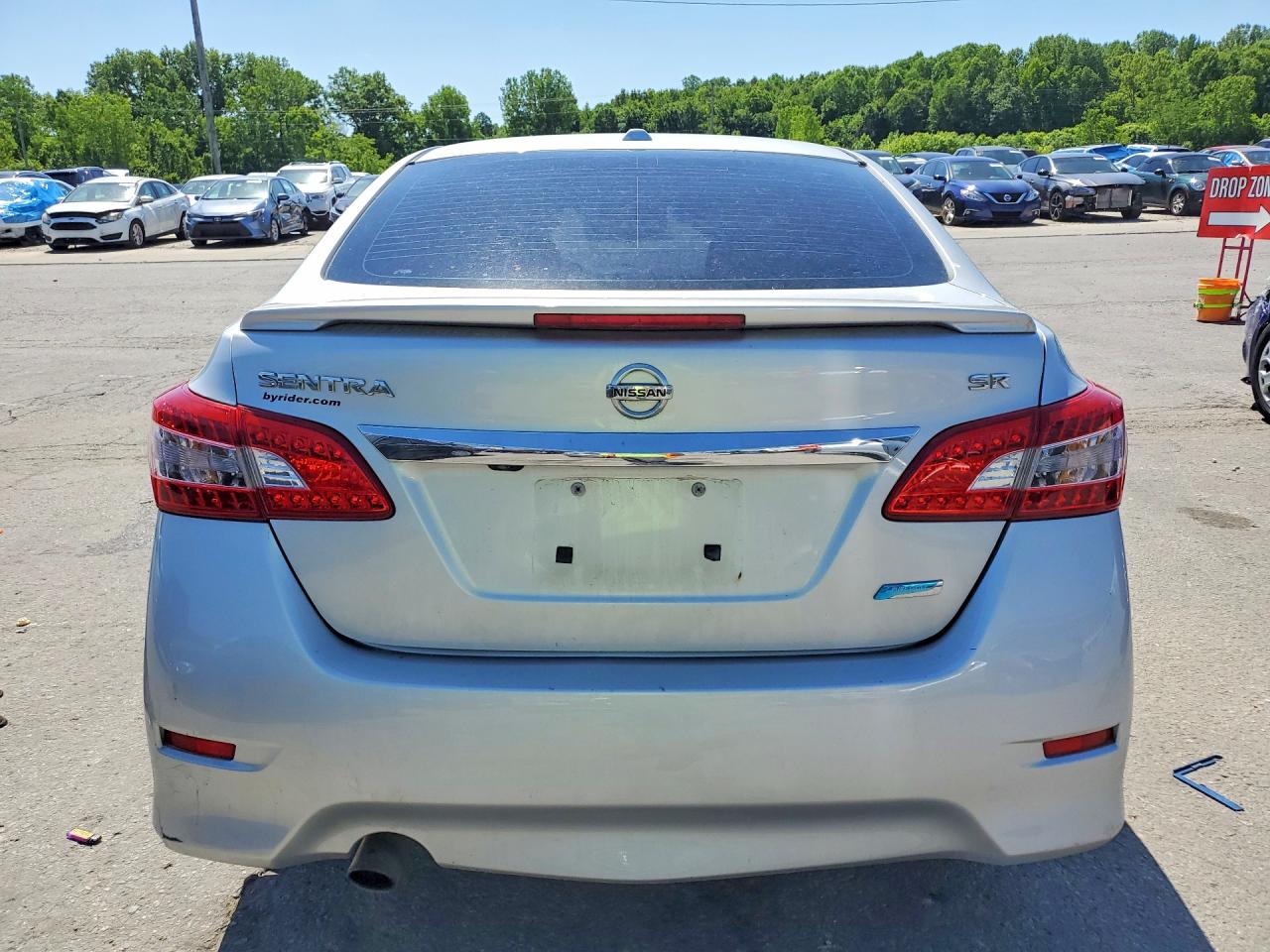2013 Nissan Sentra Silver vin: 3N1AB7APXDL660044