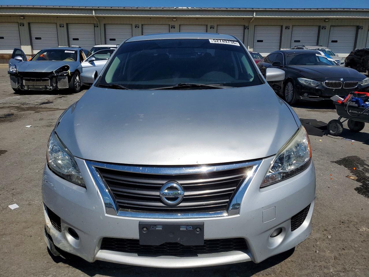 2013 Nissan Sentra Silver vin: 3N1AB7APXDL660044