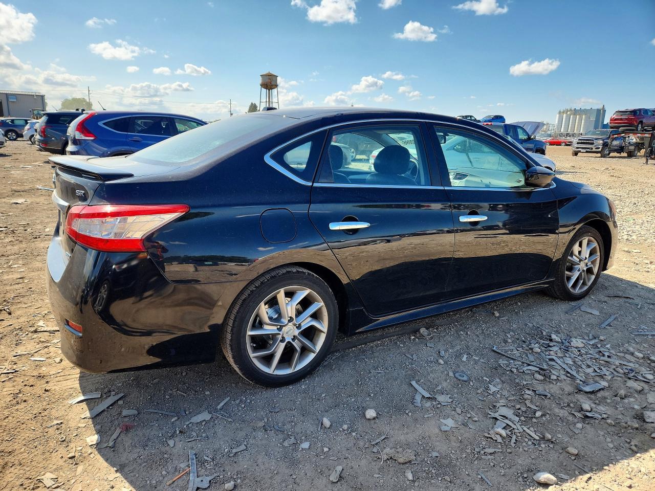 2013 Nissan Sentra S Black vin: 3N1AB7APXDL665793
