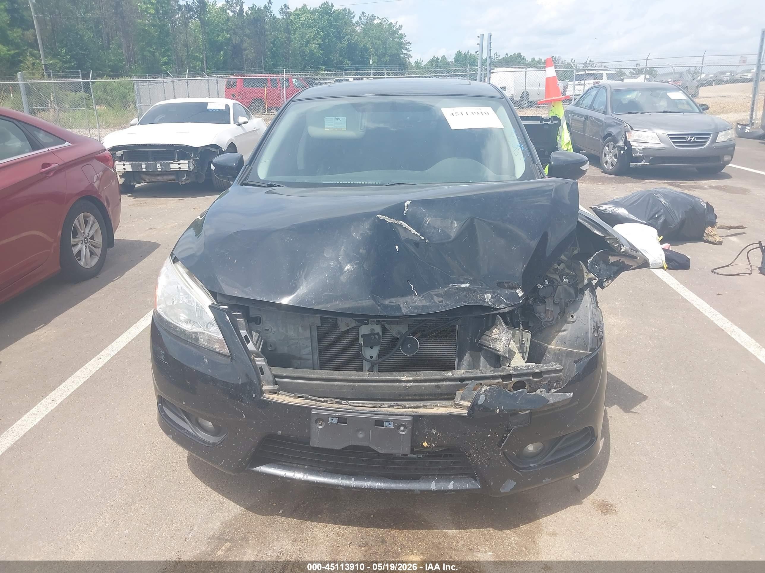 2013 Nissan Sentra Sl Black vin: 3N1AB7APXDL665907