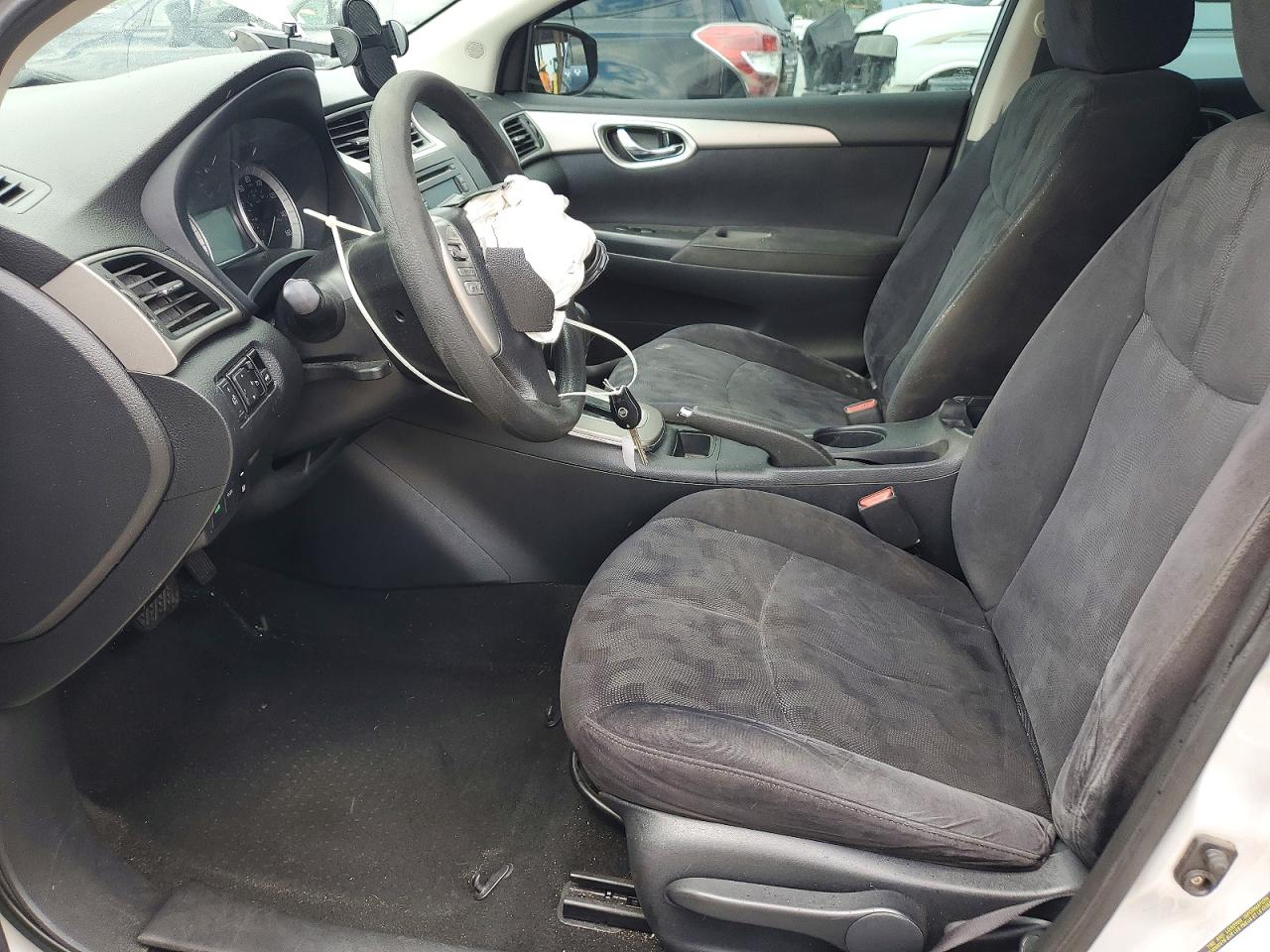 2013 Nissan Sentra S Silver vin: 3N1AB7APXDL691066