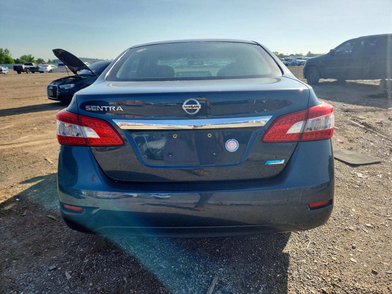 2013 Nissan Sentra S Blue vin: 3N1AB7APXDL693366