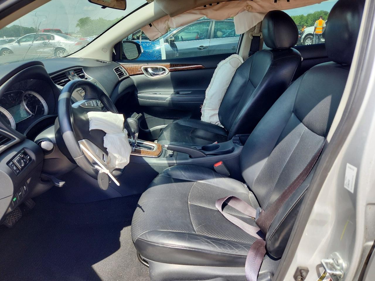 2013 Nissan Sentra S/sv/sr/sl Silver vin: 3N1AB7APXDL694128