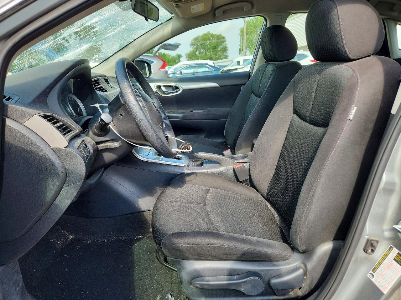 2013 Nissan Sentra S Silver vin: 3N1AB7APXDL701787