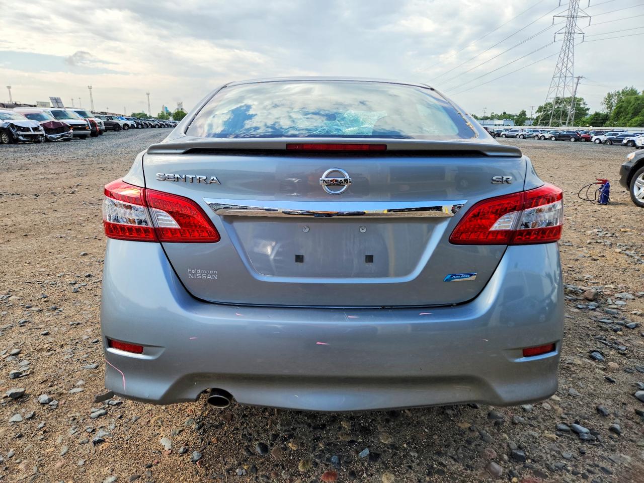 2013 Nissan Sentra S Silver vin: 3N1AB7APXDL701787
