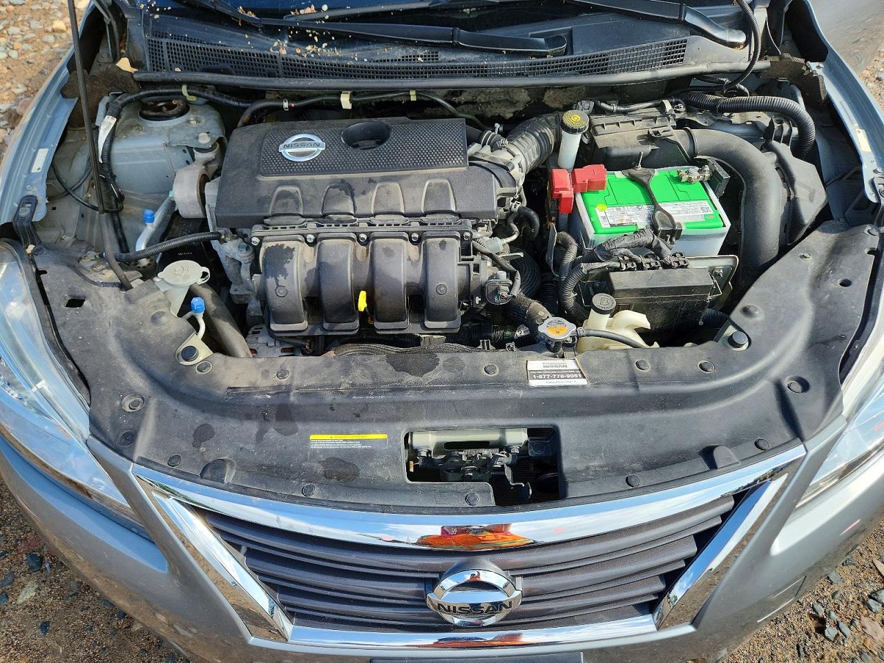 2013 Nissan Sentra S Silver vin: 3N1AB7APXDL701787
