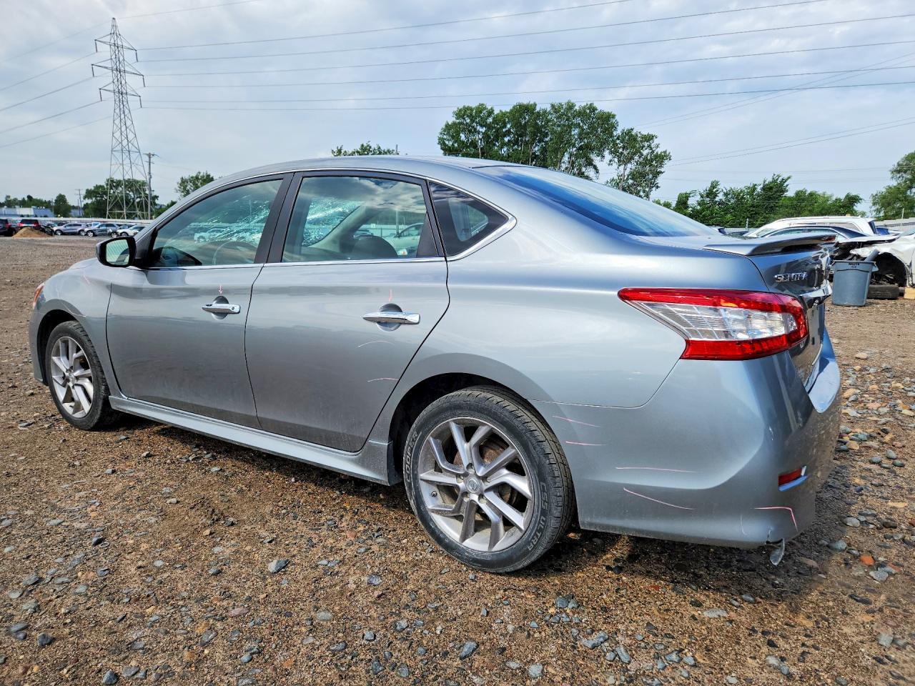 2013 Nissan Sentra S Silver vin: 3N1AB7APXDL701787