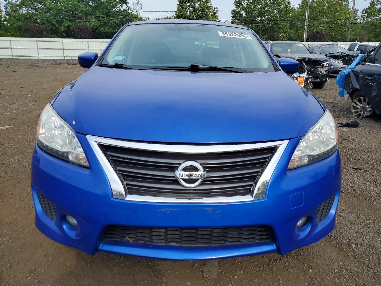 2013 Nissan Sentra S Blue vin: 3N1AB7APXDL703491