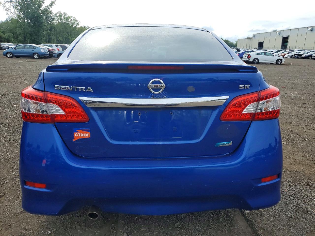 2013 Nissan Sentra S Blue vin: 3N1AB7APXDL703491