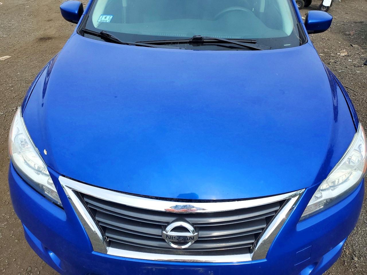 2013 Nissan Sentra S Blue vin: 3N1AB7APXDL703491